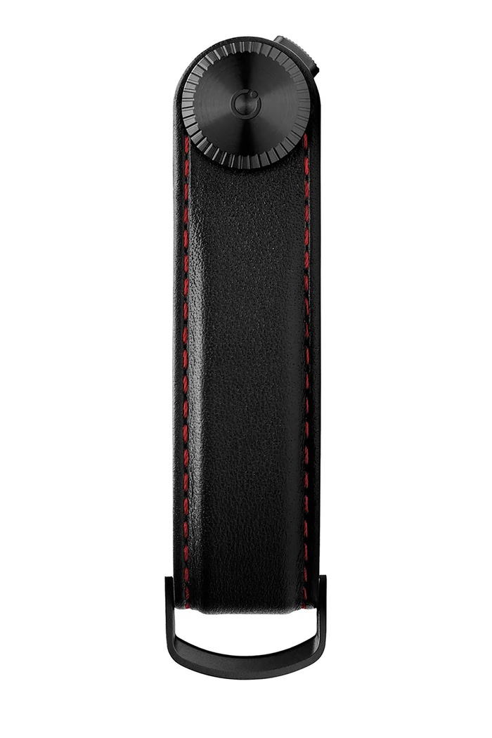 Kožený obal na klíče Orbitkey Pro Leather 9,3 x 3,5 cm KPR1.OBR.101 černá AA00
