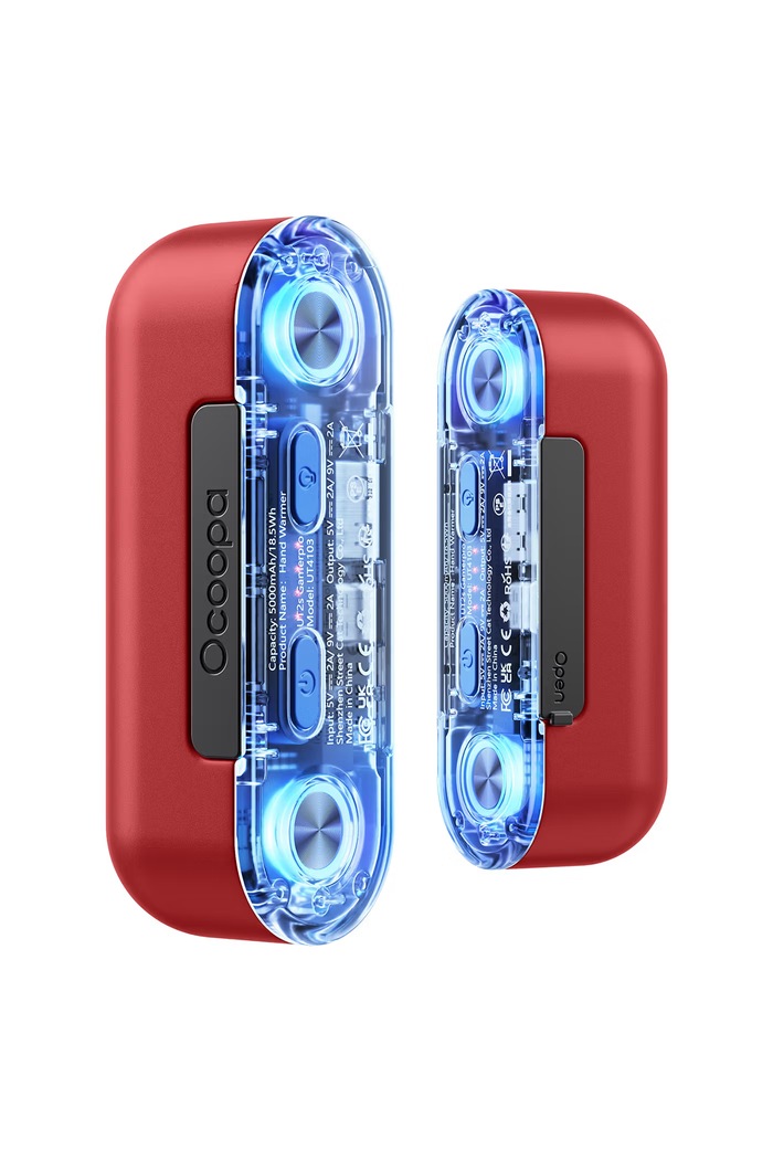 Ocoopa Ogrzewacz do rąk z tworzywa sztucznego UT2s GamerPro czerwony UT4103.RED
