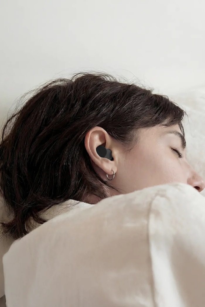 Zatyczki do uszu redukujące hałas z silikonu Orbit Dark Night Ostrichpillow szary OPOE17U