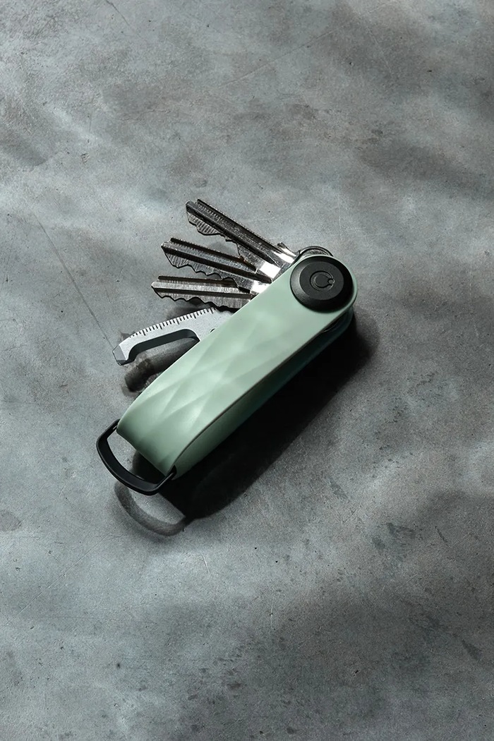 Orbitkey organizer na klucze z tworzywa sztucznego 8,5 x 2,2 x 2 cm KAT3.MST.103 zielony