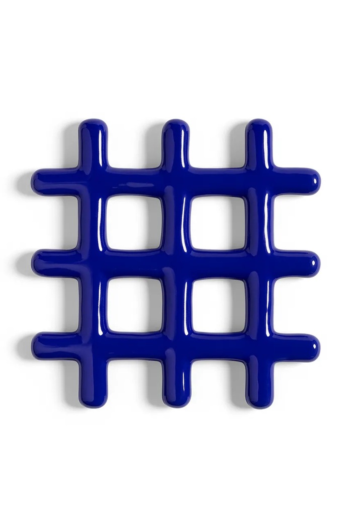 Στήριγμα καυτής κατσαρόλας &k amsterdam grid blue σκούρο μπλε 1475.03