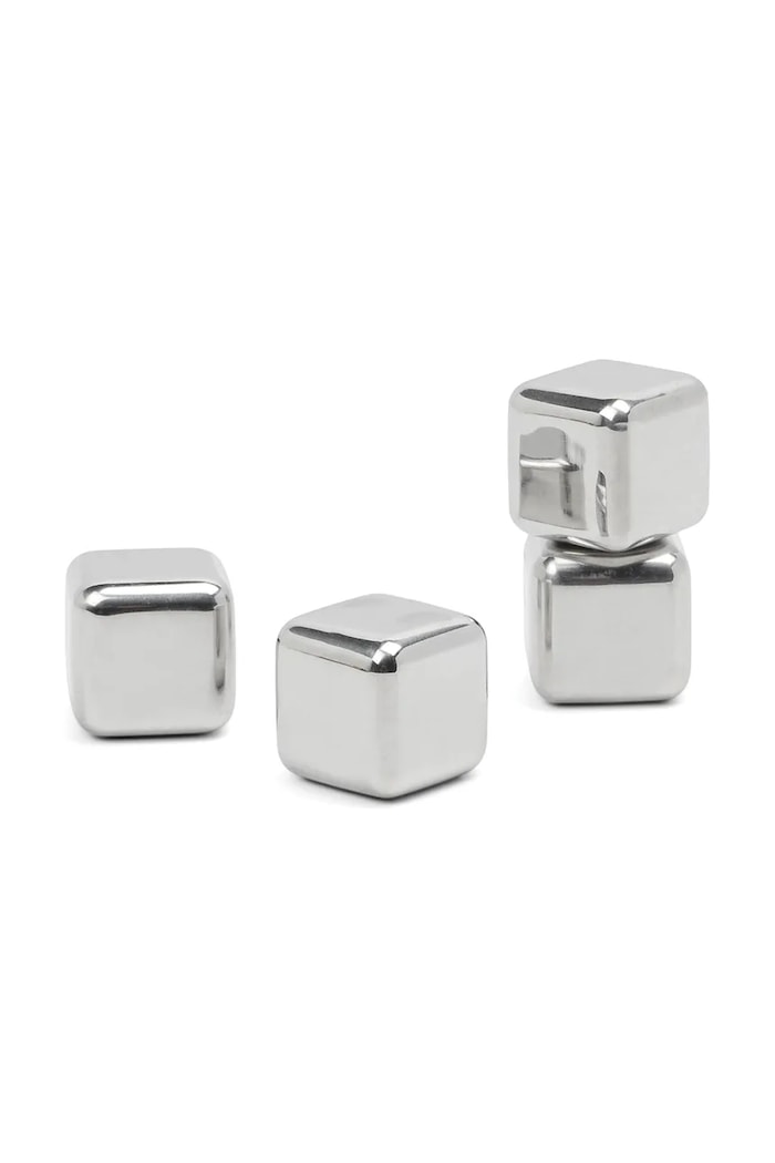 Here's How cuburi de gheață reutilizabile The Ruby Cocktail Chillers in Silver 4-pack gri HHC111EU