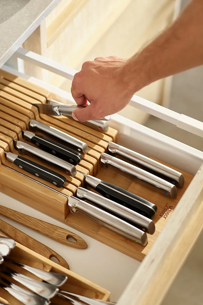 Joseph Joseph organizer na noże DrawerStore™ beżowy 851695