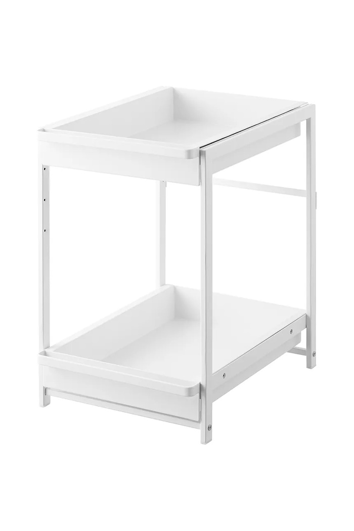 Organizér pod dřez Yamazaki Tower 2 bílá 1460.