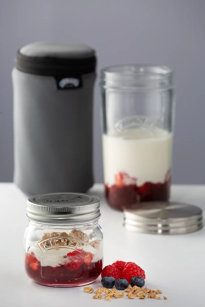 Set de iaurt 0,5 L Kilner 0025.037 transparent