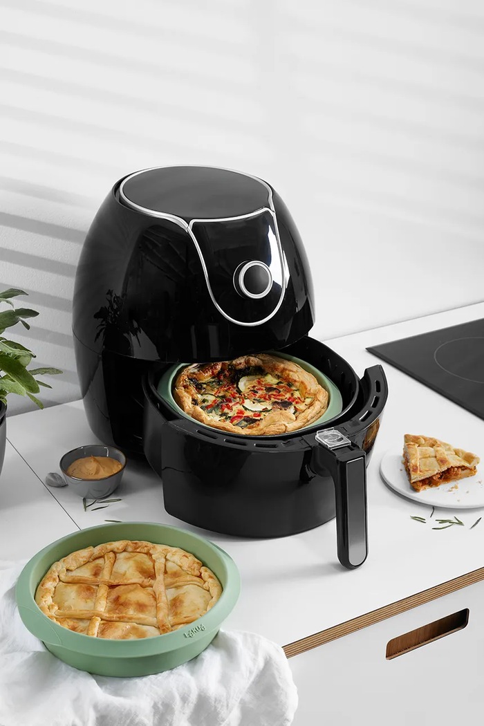 Komplet kuhinjskih dodatkov Lekue Air fryer Essential Kit 3-pack zelena 887185