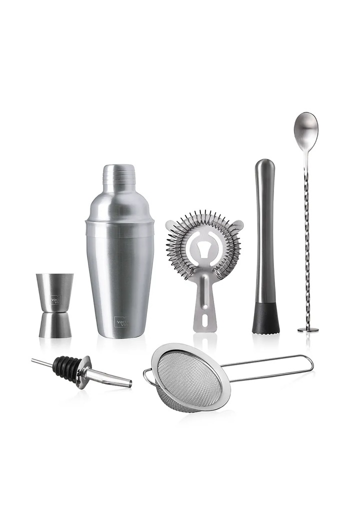 Barmanská súprava Vacu Vin Cocktail Set Plus 7-pak sivá 7889361.