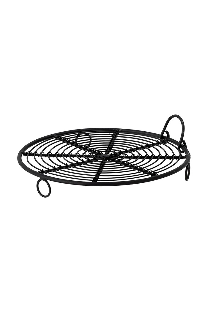 Bloomingville állvány a meleg ételekhez Sammy 16 x 2 cm fekete 82058026
