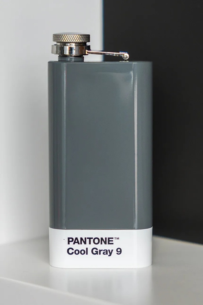 Ploskačka Pantone 120 ml 101110009 sivá AA00