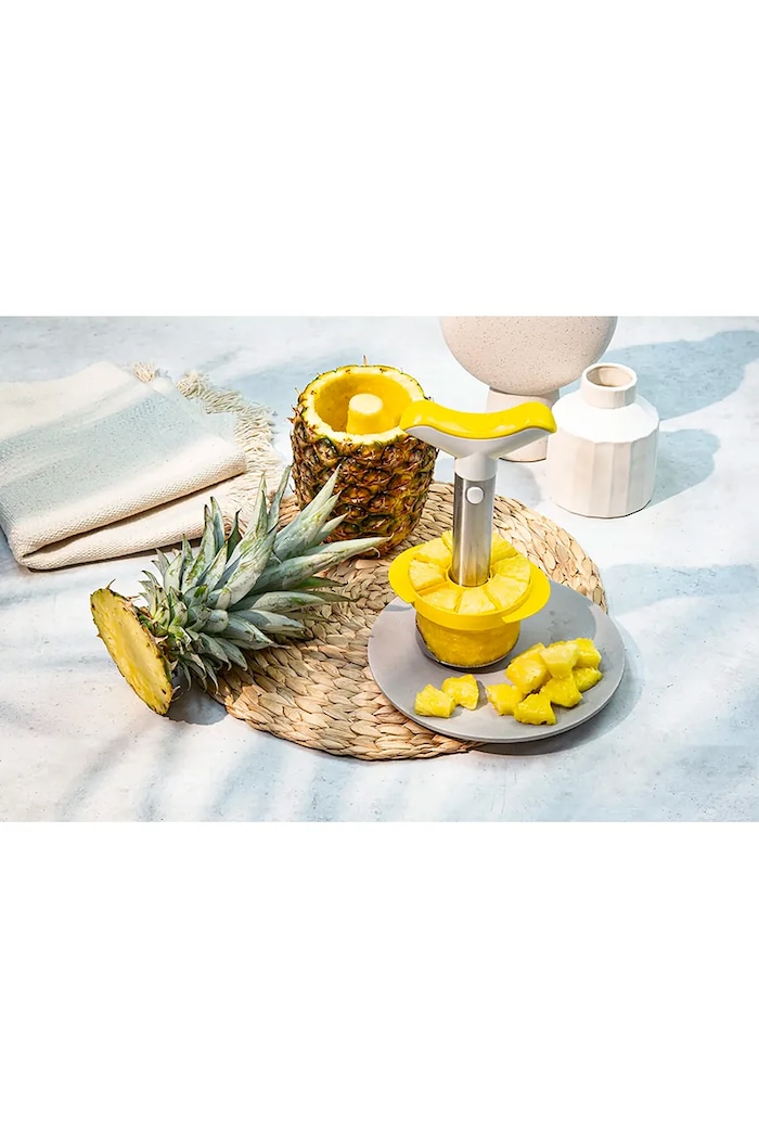 Кухня та бар Ніж для ананаса Vacu Vin Pineapple Slicer & Wedger Stainl 20 x 10 cm 4874360 сірий