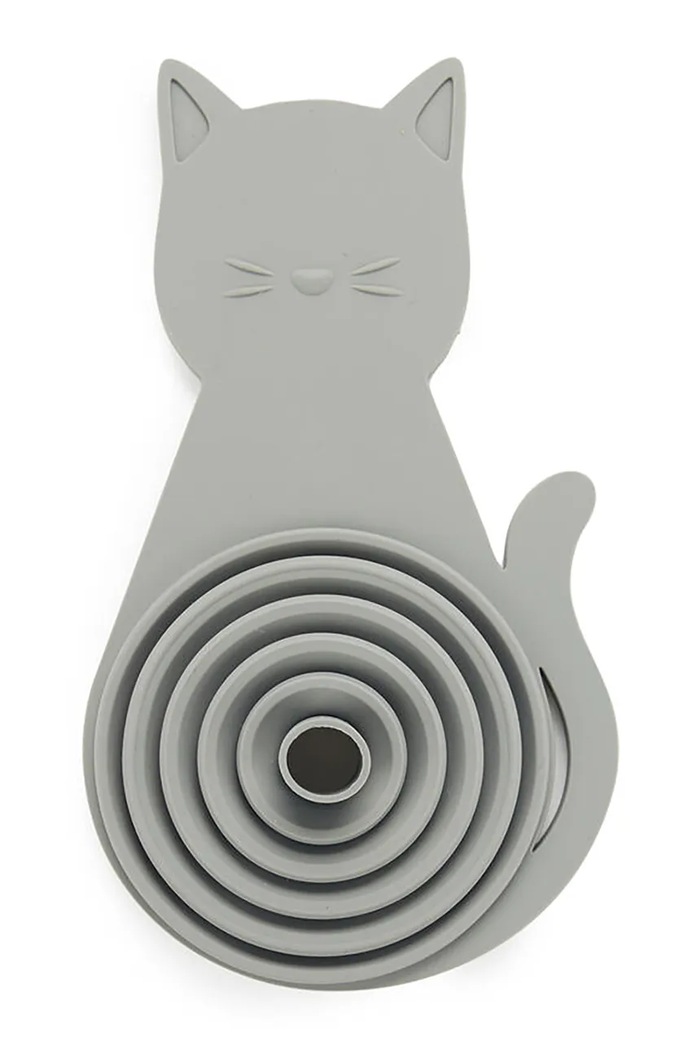 Balvi összecsukható tölcsér Meow 16 x 8,2 x 2,8 cm szürke 28172