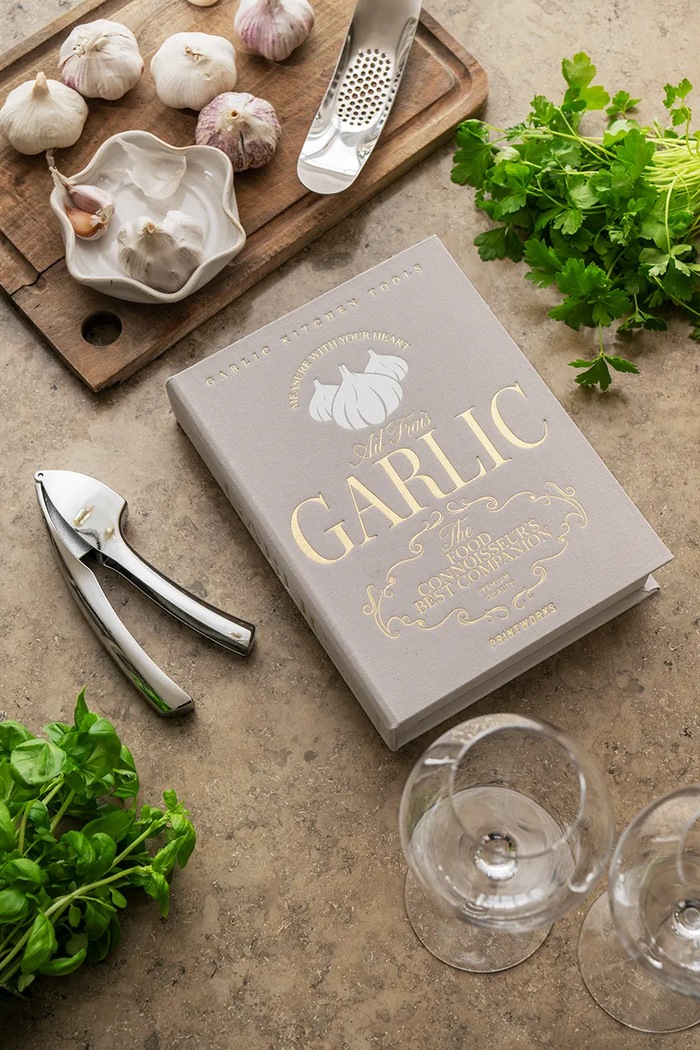 Sada príslušenstva na cesnak Printworks Garlic Tools 23,5 x 18 cm PW00749 béžová