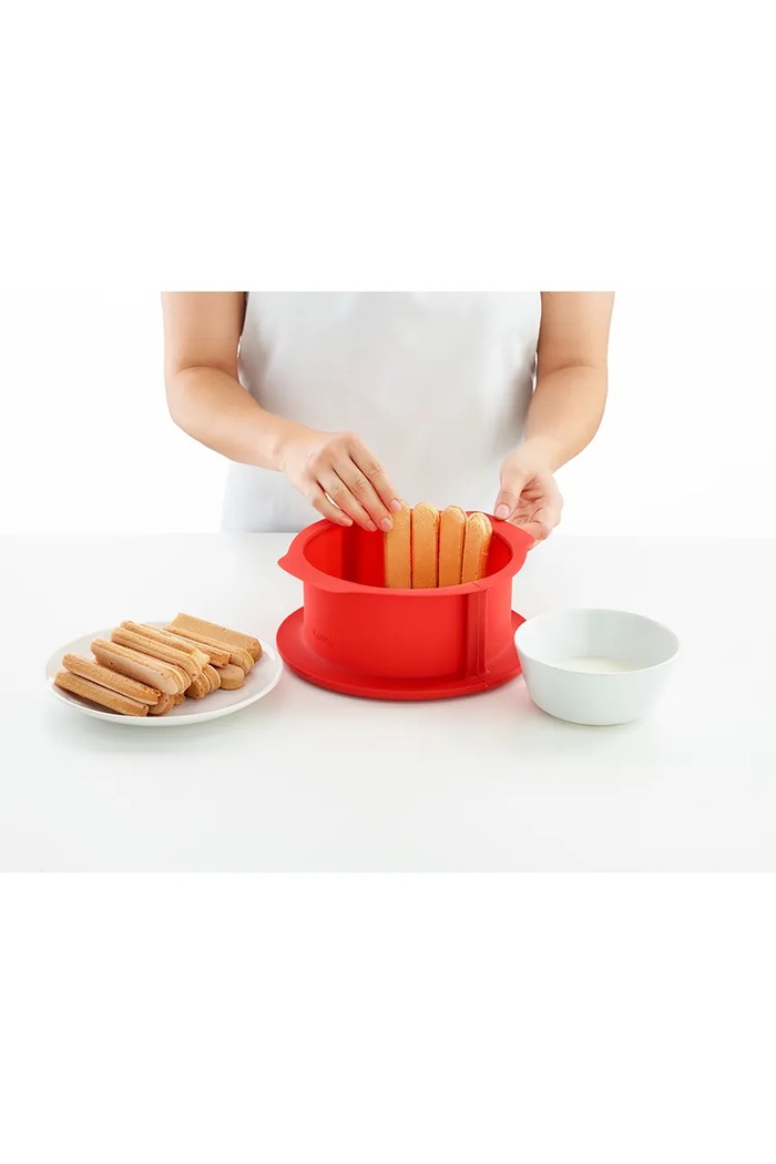 Lekue forma na koláč z keramiky 18 cm 880940 červená