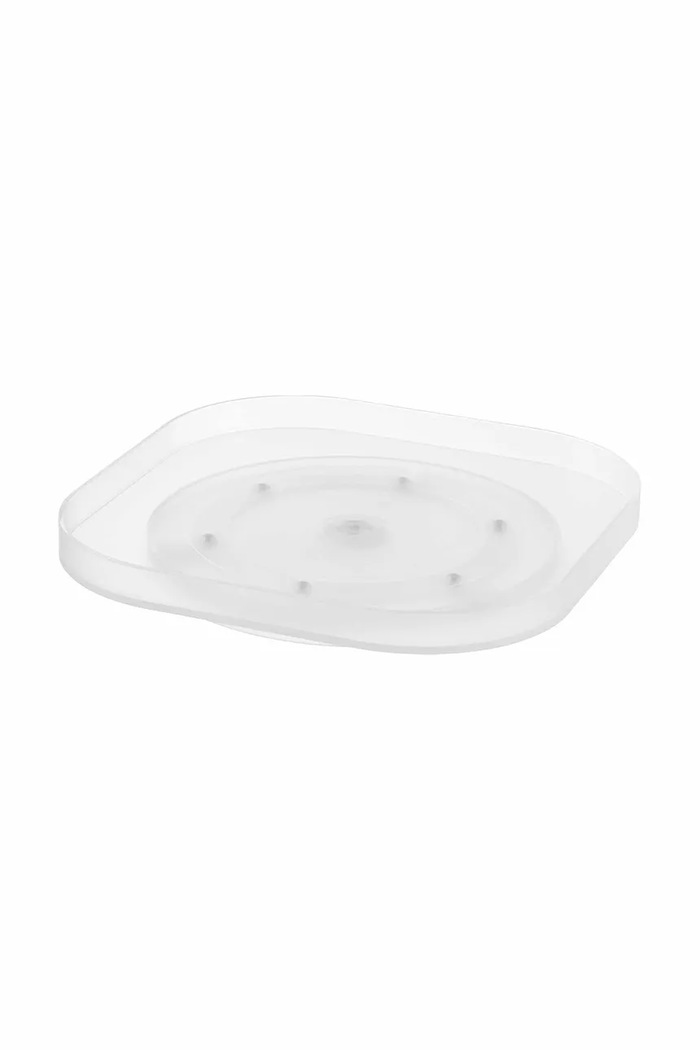 Yamazaki taca obrotowa do przechowywania z tworzywa sztucznego 20 x 20 x 2,9 cm biały 1322.