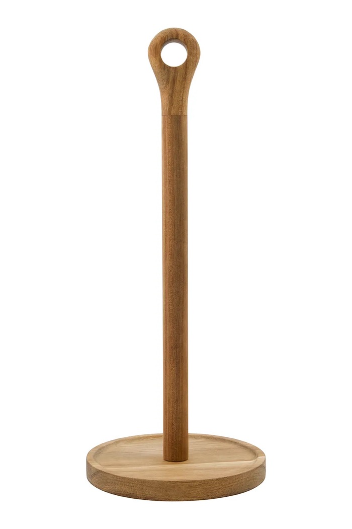 House Doctor uchwyt na ręczniki papierowe z drewna akacjowego 33 x 14 cm brązowy 206660008
