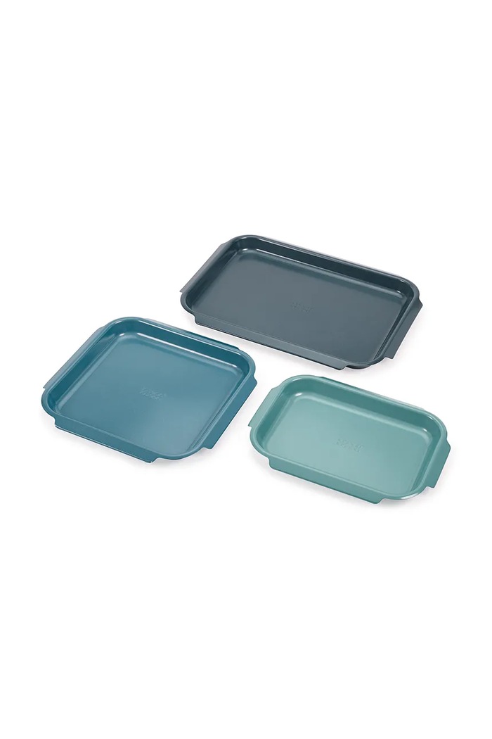 Joseph Joseph Zestaw blach do pieczenia ze stali Nest Bake 45064 niebieski AA00