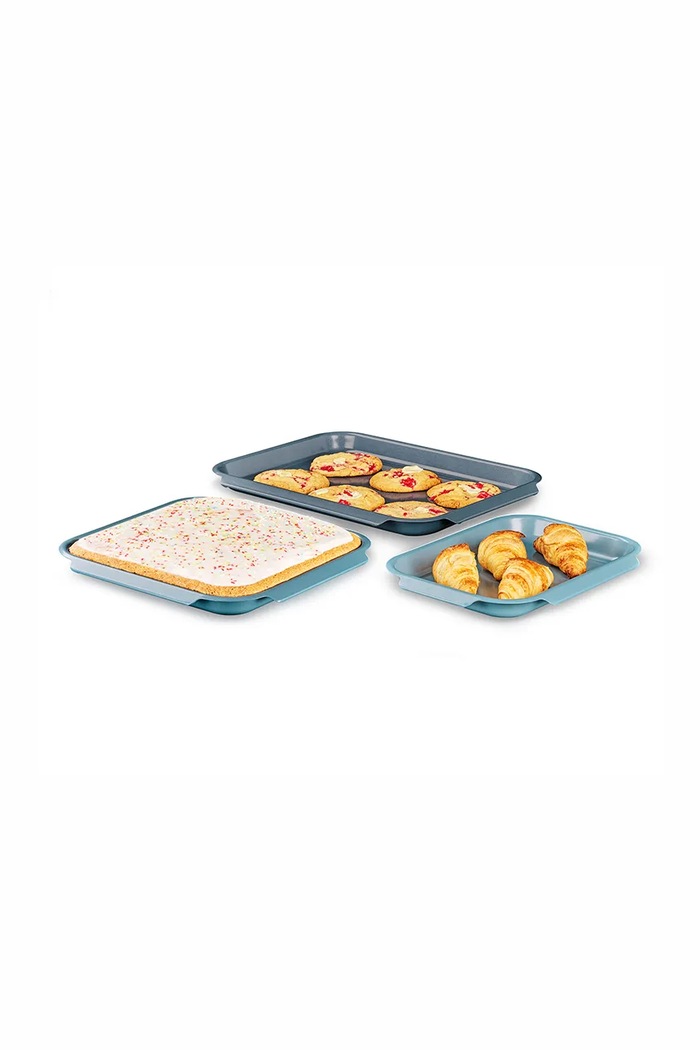 Kuchnia i bar Joseph Joseph Zestaw blach do pieczenia ze stali Nest Bake 45064 niebieski