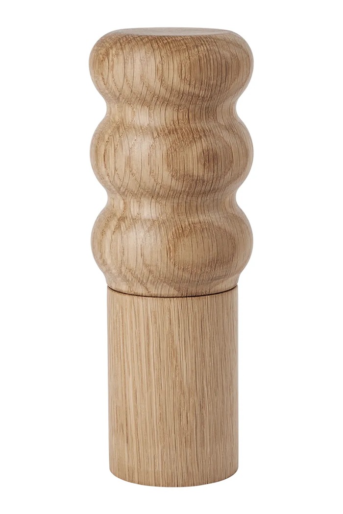 Broste Copenhagen Młynek do przypraw z drewna dębowego Edgar 6 x 20 cm brązowy 57000031