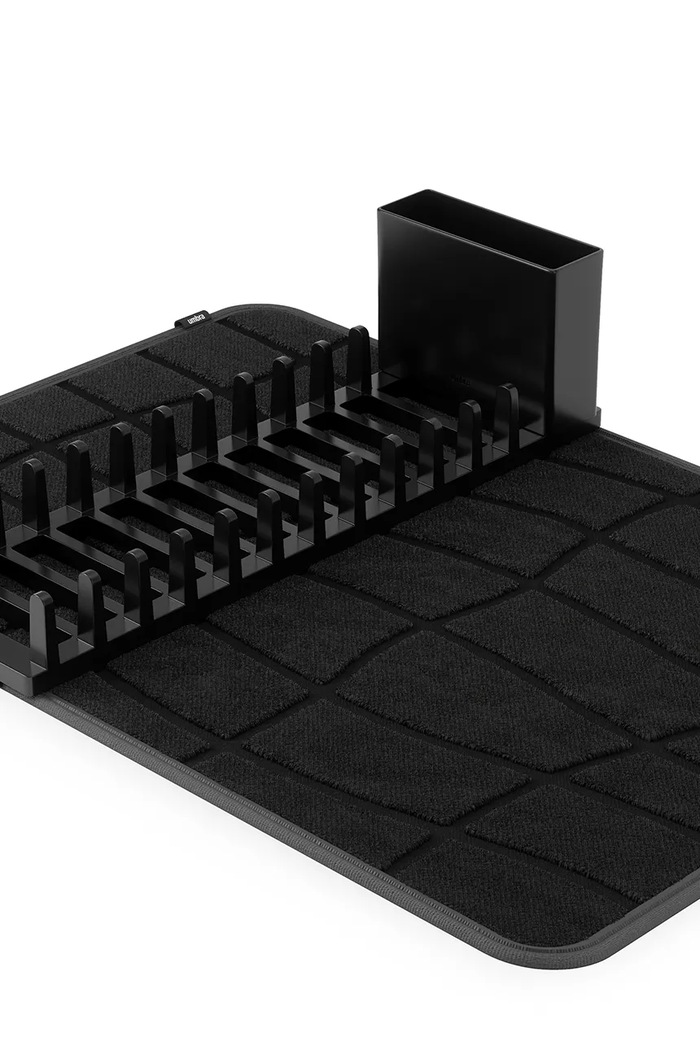 Kuchnia i bar Umbra ociekacz do naczyń z tworzywa sztucznego 61 x 42.8 x 12.2 cm 1023668.040 czarny