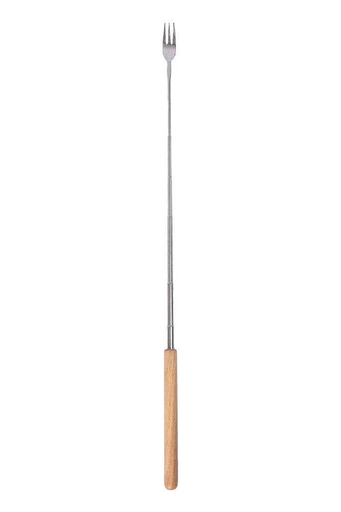 Sagaform widelec z drewna kauczukowego 27 x 1,5 x 1,5 cm 5018399 brązowy AA00