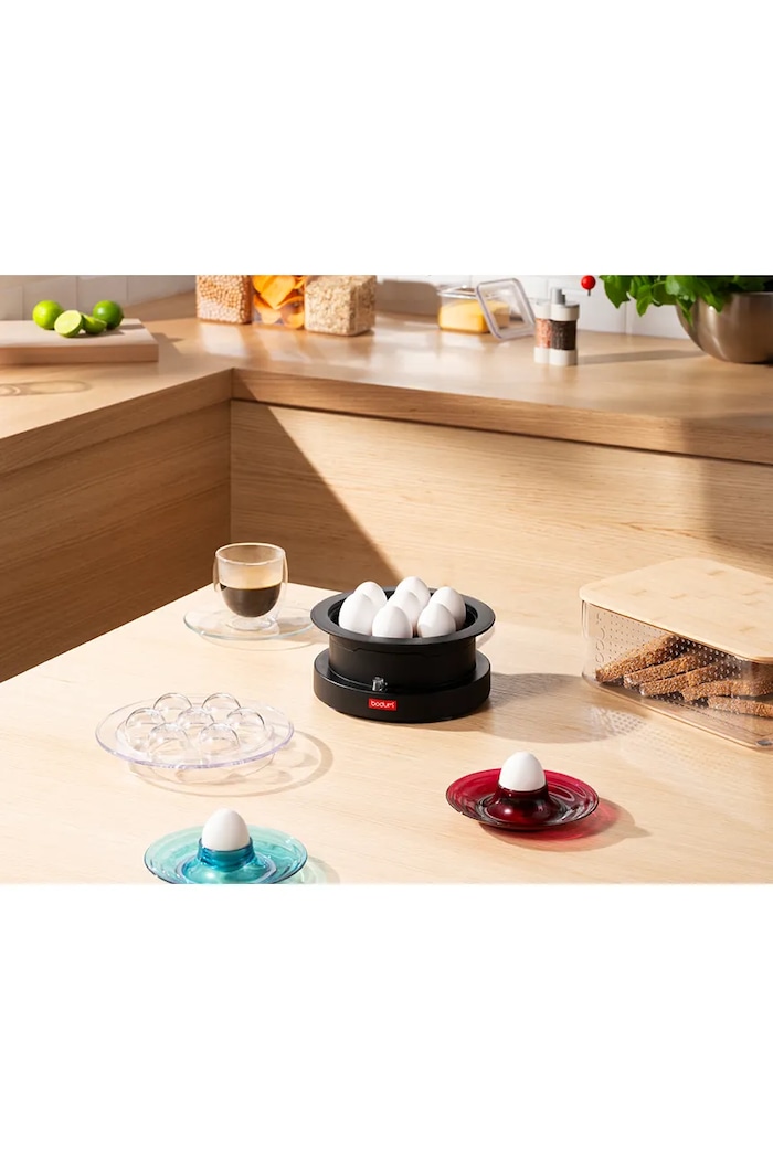 Bodum jajowar elektryczny ze stali nierdzewnej 28,5 x 13,5 x 22,2 cm 12404.01EURO czarny AA00