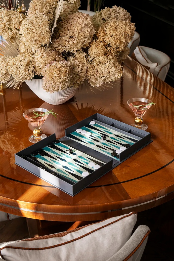 Stolná hra Printworks Classic Art of Backgammon viacfarebná PW00682