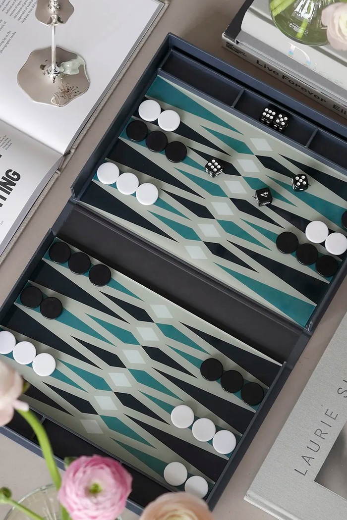 Stolná hra Printworks Classic Art of Backgammon PW00682 viacfarebná