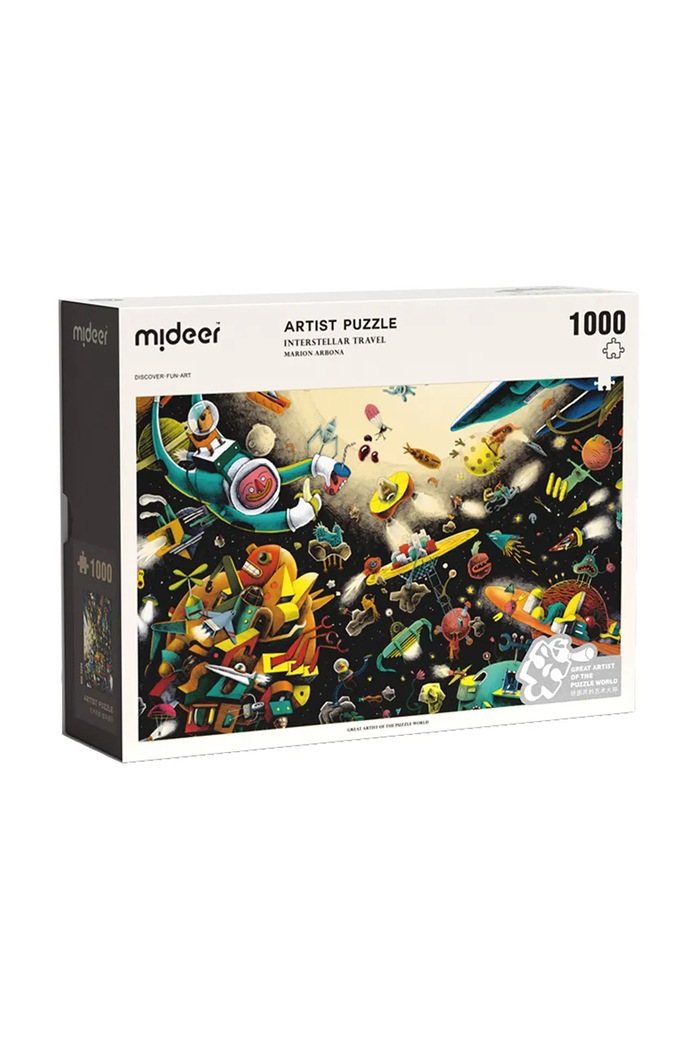 Umjetničke puzzle Mideer Kosmiczna podróż 1000 elementów šarena MD3228