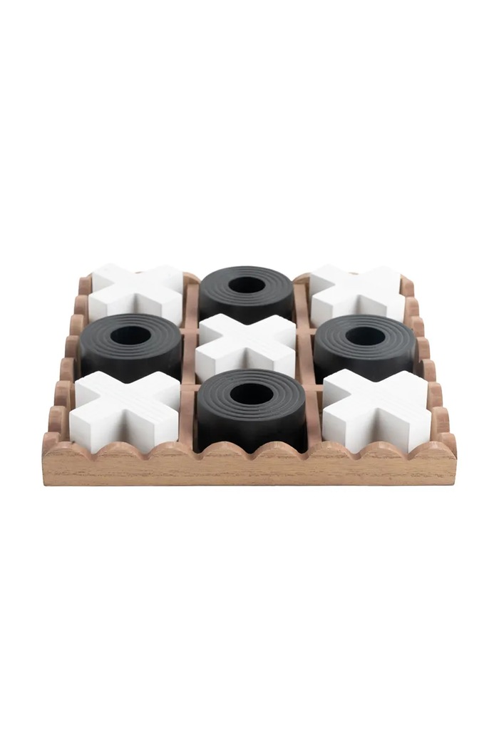 Present Time joc de masă - tic-tac-toe Tic Tac Toe 18,5 cm multicolor PT4356BK