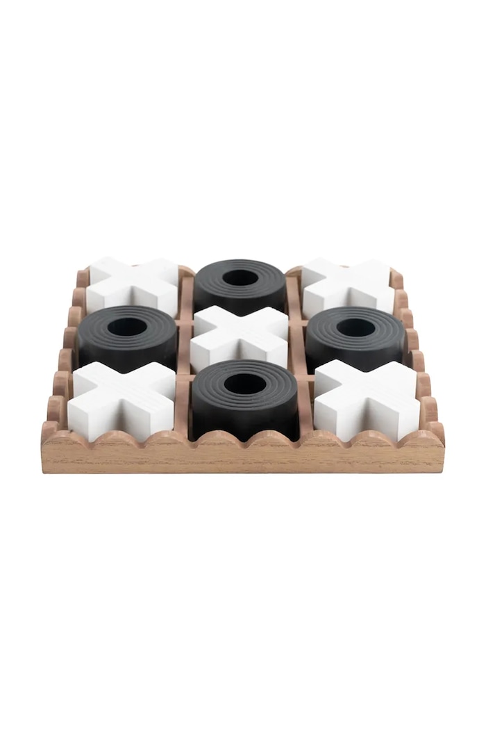 Present Time joc de masă - tic-tac-toe Tic Tac Toe 18,5 cm multicolor PT4356BK