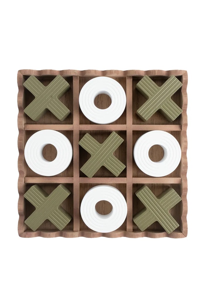 Present Time társasjáték - tic-tac-toe Tic Tac Toe 18,5 cm PT4356GR többszínű AA00