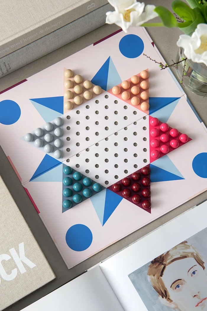 Dáma Printworks Chinese Checkers 17,5 x 4 x 35 cm PW00539 viacfarebná
