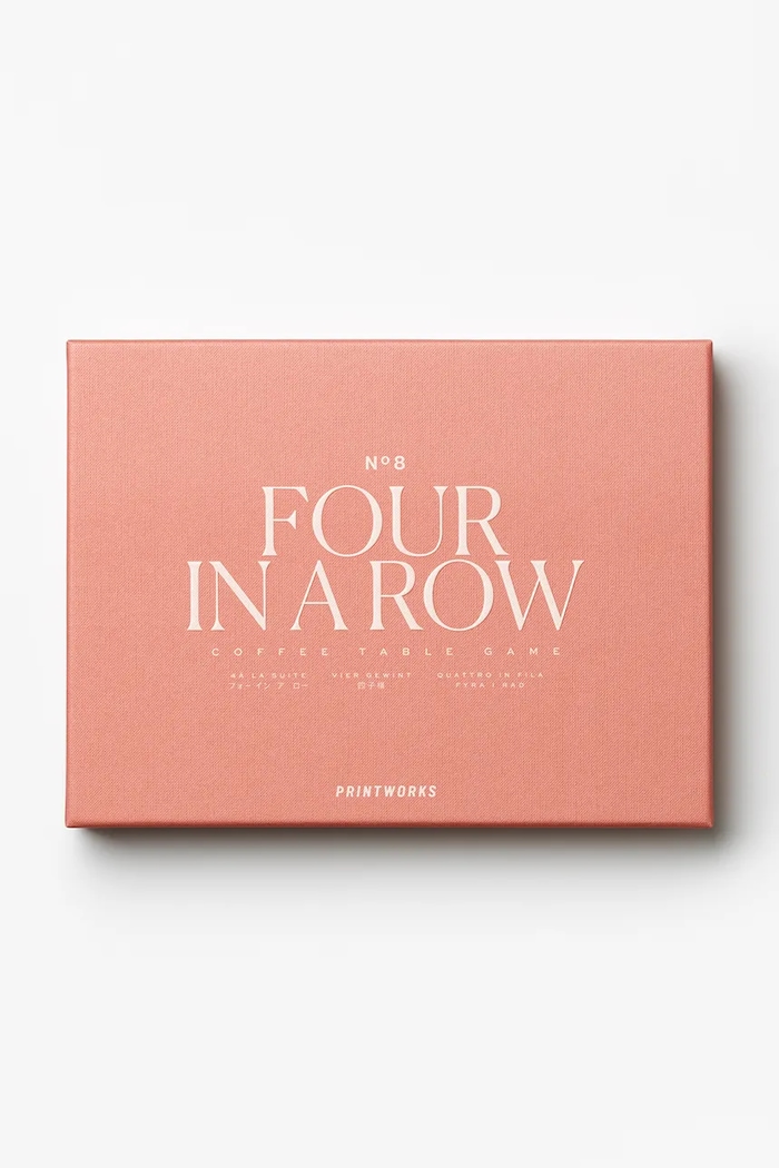 Printworks joc strategic Four In A Row 26 x 20 cm portocaliu PW00687