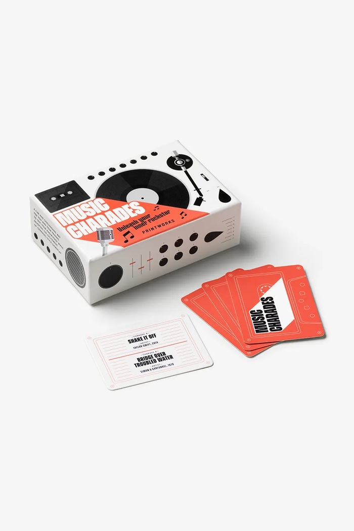 Printworks joc de cărți Music Charades 15 x 10 x 5 cm multicolor PW00716