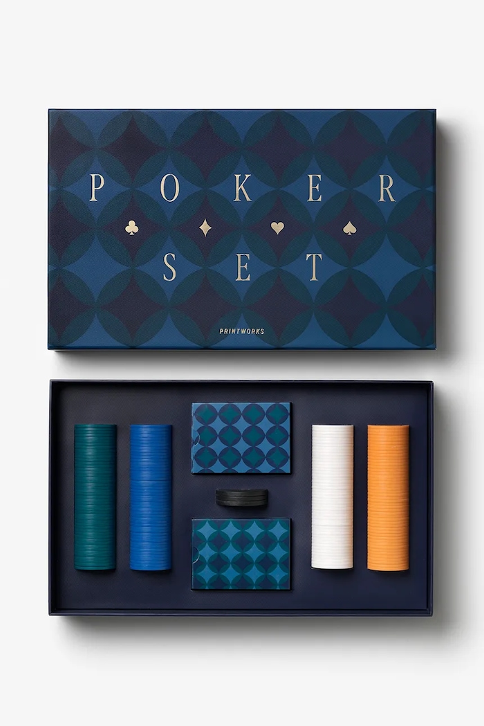 Poker Printworks Art of Poker 22,5 x 36 cm námořnická modř PW00765