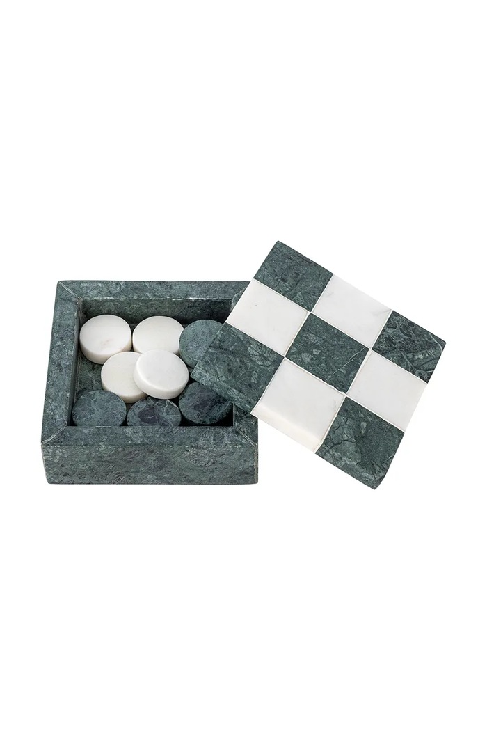 Igra Bloomingville Tic-Tac-Toe 12 x 5 x 12 cm 82068756 tirkizna AA00