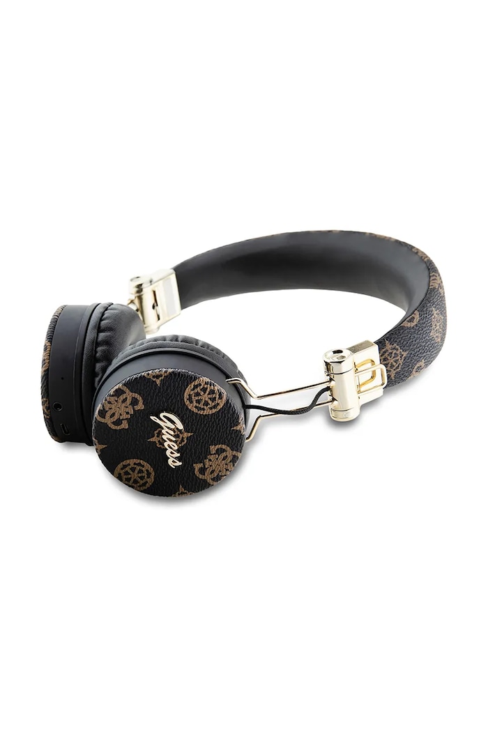 Guess cuffie sovraauricolari wireless Peony Script Round Shape GUBH70EPOSMK nero AA00