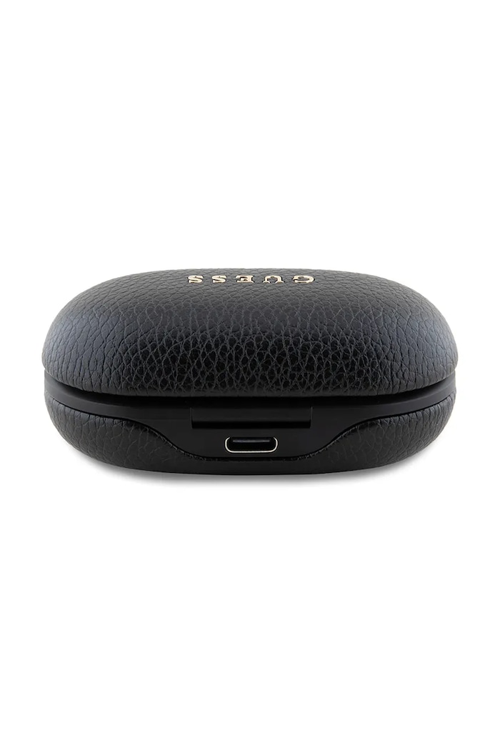 Bezdrátová sluchátka do uší Guess Grained Classic Logo GUTWSPGTSPSK černá