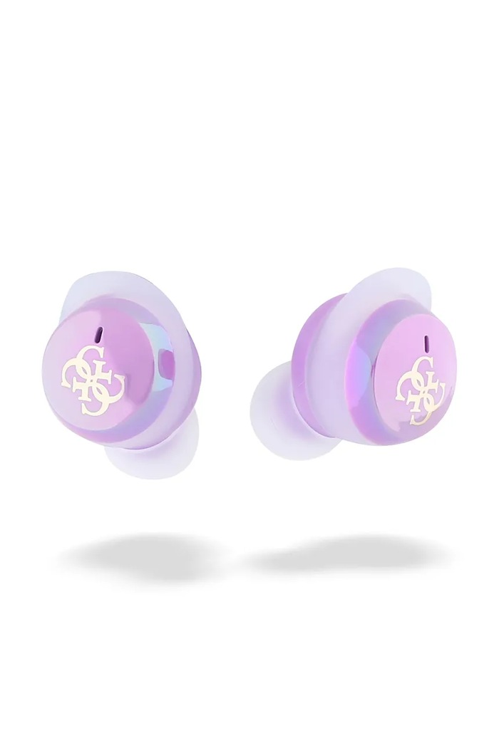 Guess cuffie auricolari wireless Iridescent 4G Printed Logo GUTWSJ144ESU violetto AA00