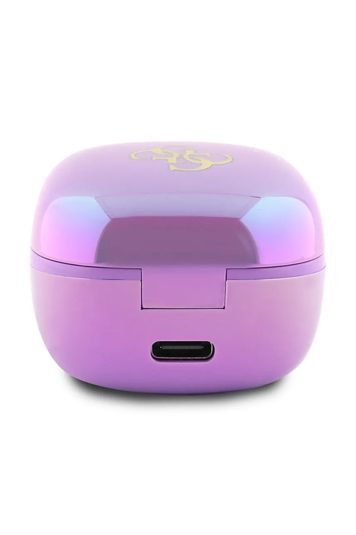 Guess cuffie auricolari wireless Iridescent 4G Printed Logo GUTWSJ144ESU violetto