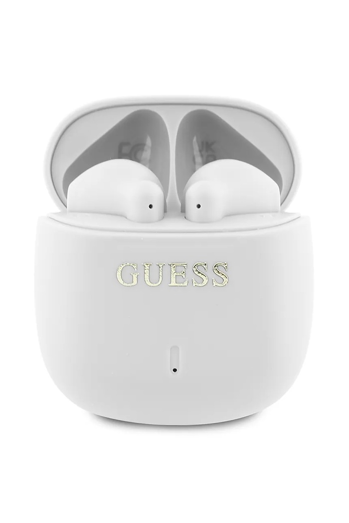 Bezdrôtové slúchadlá Guess Printed Classic Logo biela GUTWSJ14ESGH