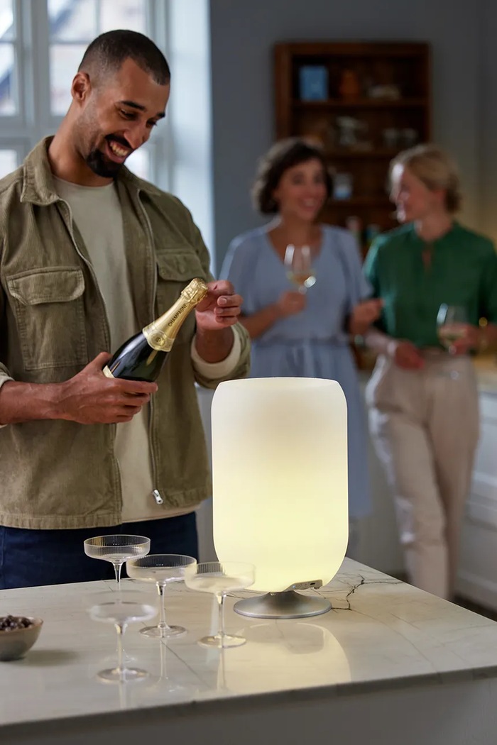 Led лампа с високоговорител и място за съхранение Kooduu Atmos KO10.0204LS033.00.