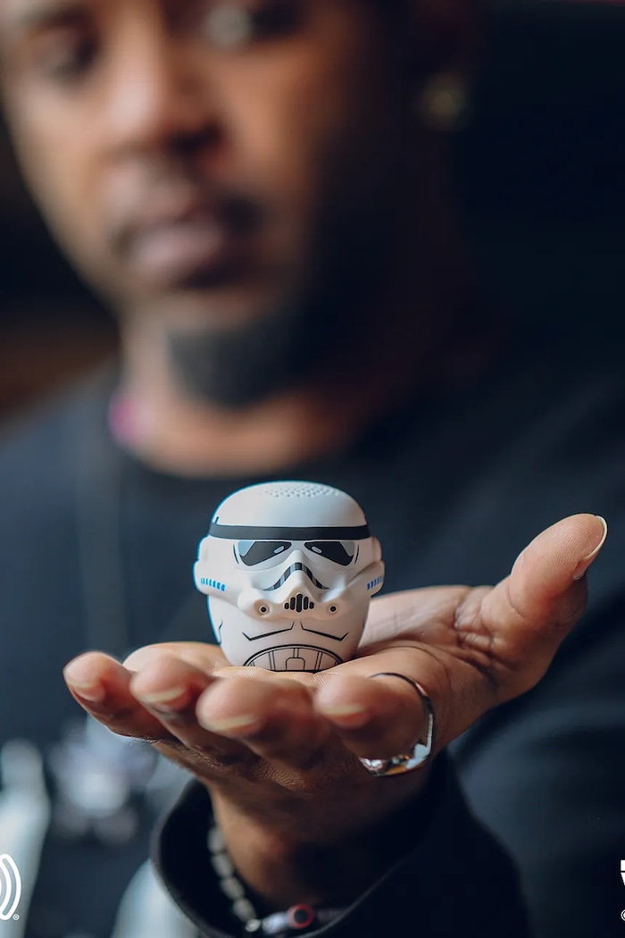 Лайфстайл Безжичен високоговорител Bitty Boomers x Storm Trooper BITTYSTORM бял