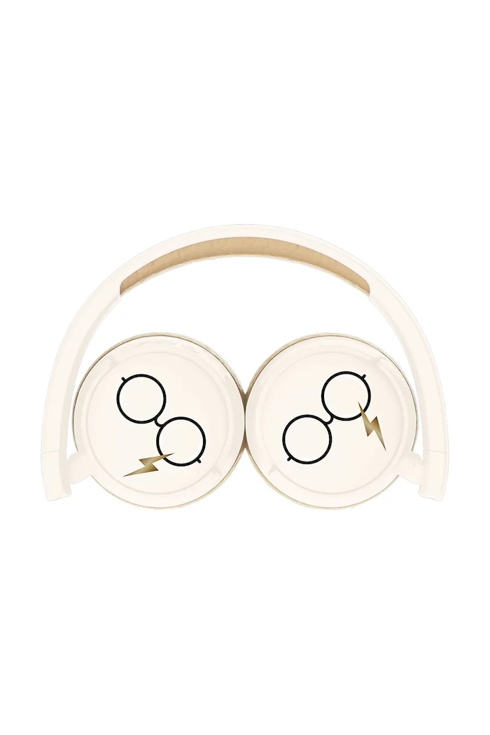 Căști wireless pentru copii, tip on-ear x Harry Potter OTL HP0990 alb