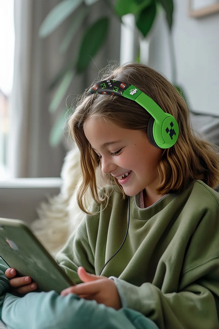 OTL căști wireless pentru copii, tip on-ear x Minecraft MC1229