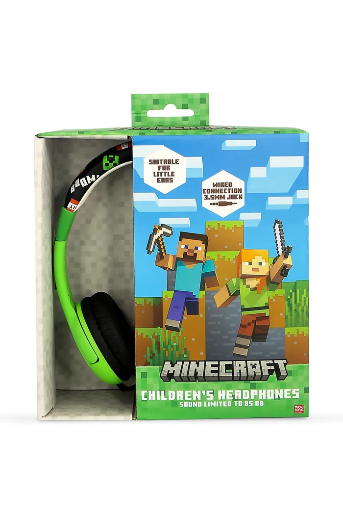 OTL căști wireless pentru copii, tip on-ear x Minecraft MC1229