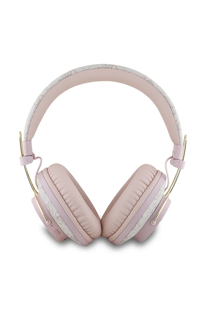 Lifestyle Guess słuchawki nauszne bezprzewodowe Metal 4G Logo GUBHS72P4FC4MP różowy
