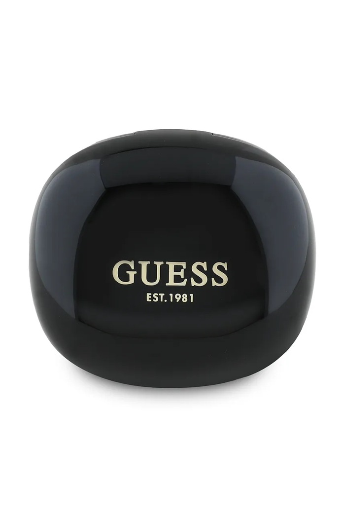 Guess vezeték nélküli fülhallgató Flat Classic Logo Electroplated GUTWST7FCEEK fekete