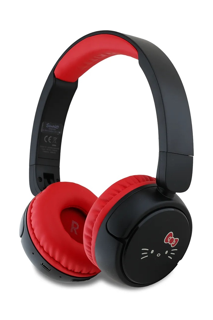 Hello Kitty cuffie sovraauricolari wireless HKOBHV6ROKFR nero HKOBHV6ROKFR