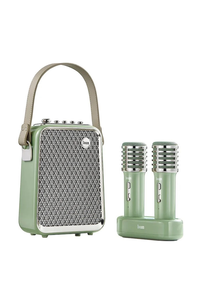 Divoom difuzor wireless cu microfoane SongBird Karaoke verde 90100058235